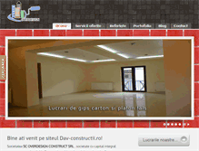 Tablet Screenshot of dav-constructii.ro